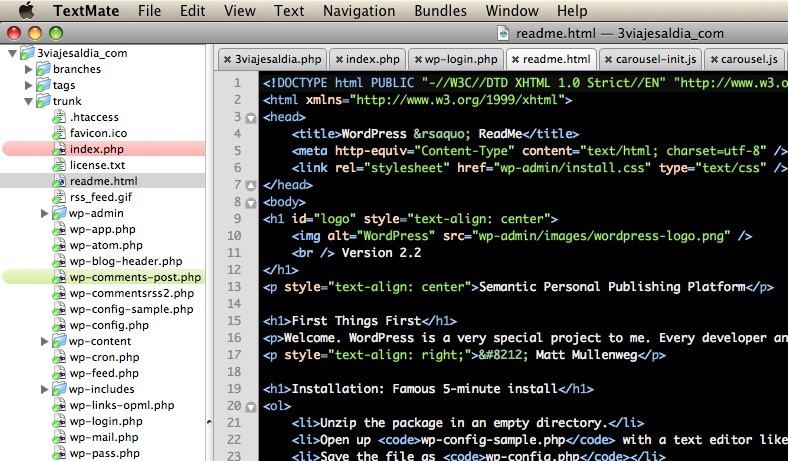 ProjectPlus para Textmate